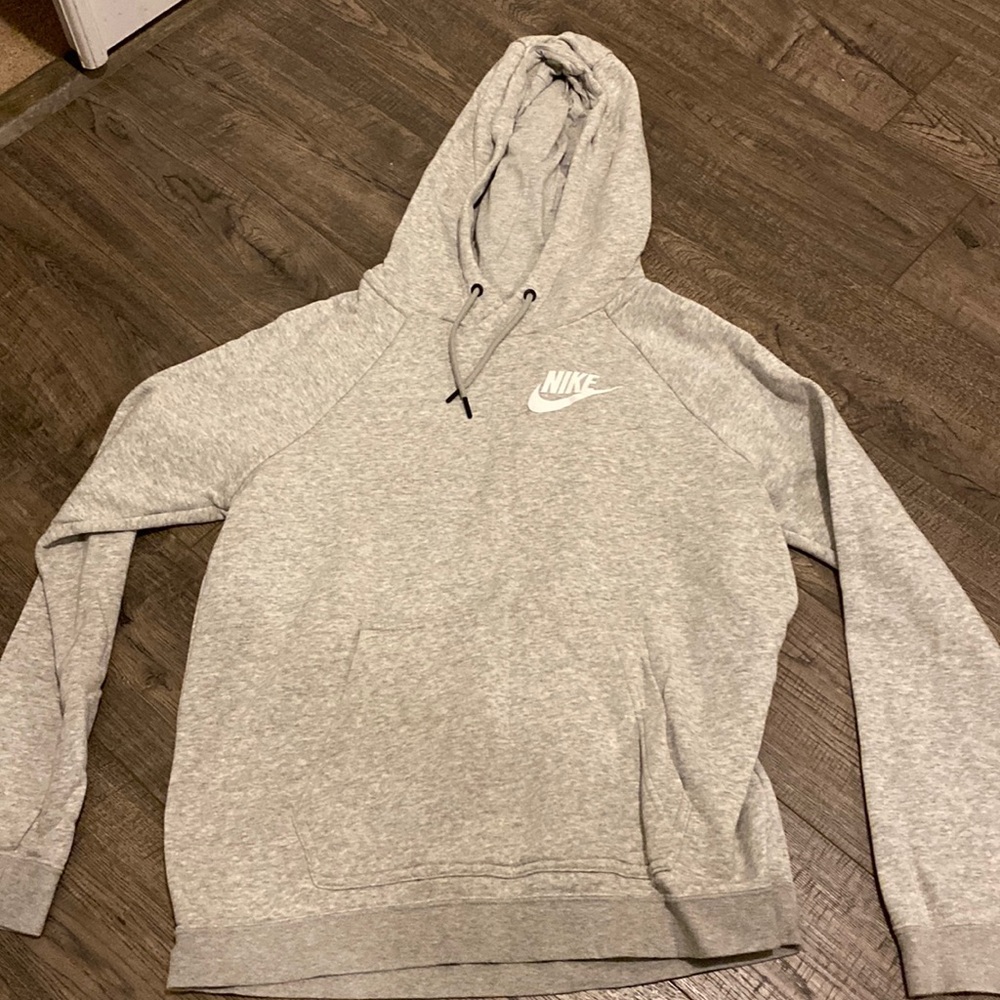 grey nike hoodie